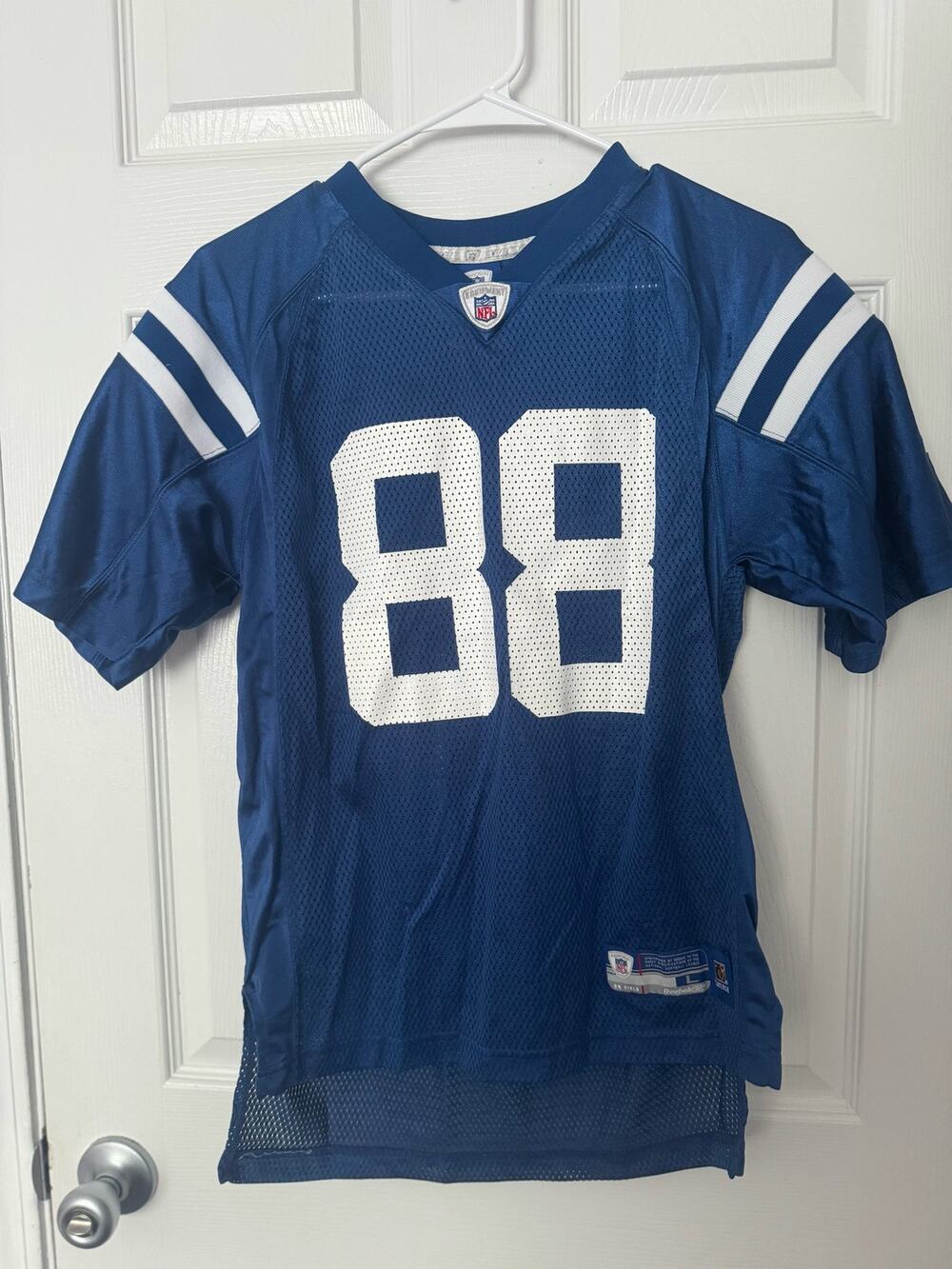 Reebok NFL Indianapolis Colts Marvin Harrison 88 Youth Jersey Sz: Large